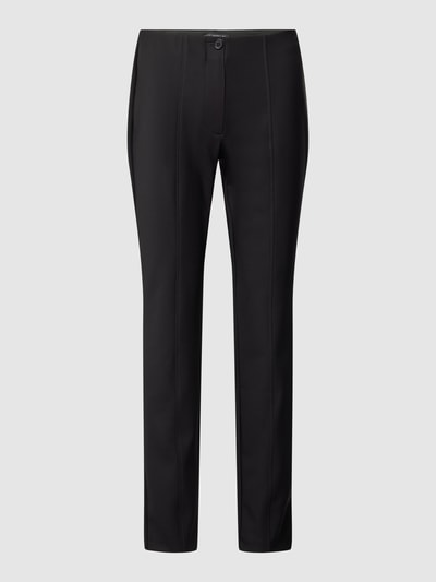 Betty Barclay Stoffen broek met siernaden Zwart - 2