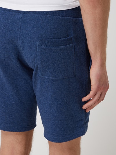 Superdry Sweatshorts met logo Lichtblauw gemêleerd - 3