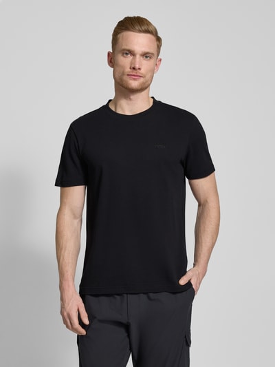 BOSS Green T-Shirt mit Label-Stitching Modell 'Taddy' Black 4