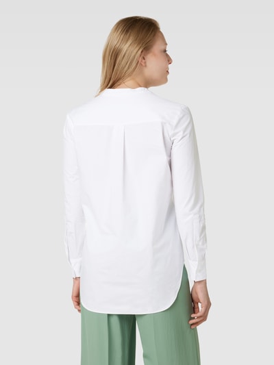 BOSS Blusenshirt aus Baumwolle mit V-Ausschnitt Modell 'Benalia' Ecru 5