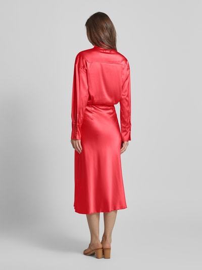 Patrizia Pepe Midi-jurk met platte kraag Rosé - 5