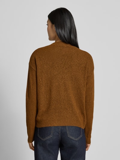 B.Young Oversized Strickpullover mit gerippten Abschlüssen Modell 'Medi' Camel 5
