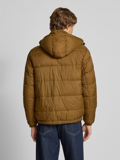 Blend Gewatteerd jack met ritszakken Middenbruin - 5