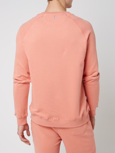 Colours & Sons Sweatshirt aus Baumwolle mit Brust-Logo Apricot 5