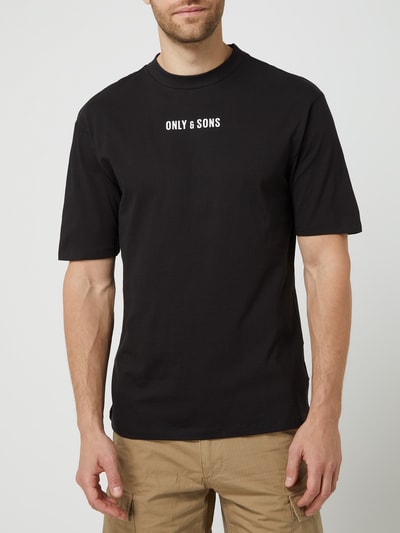 Only & Sons T-shirt van biologisch katoen  Zwart - 4