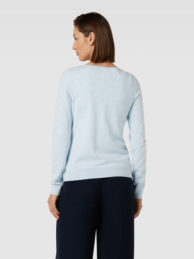 Montego Cardigan mit durchgehender Knopfleiste Hellblau Melange 5