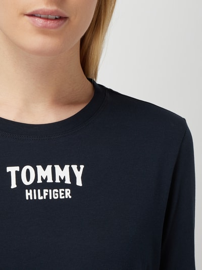 Tommy Hilfiger Longsleeve mit Logo-Print  Dunkelblau 3