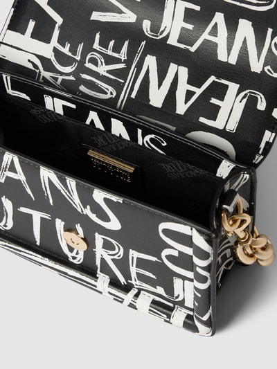 Versace Jeans Couture Handtasche mit Allover-Print Black 5