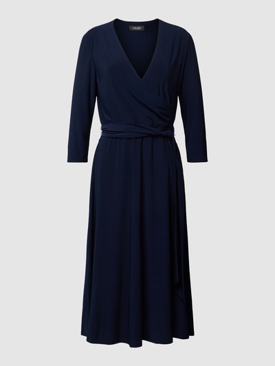 Lauren Ralph Lauren Midikleid in Wickel-Optik Modell 'CARLYNA' Marine 2