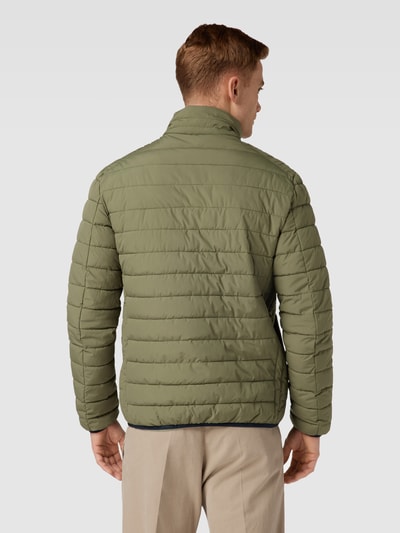 Fynch-Hatton Steppjacke mit Stehkragen Oliv Melange 5