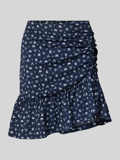 Only Ausgestellter Mini-Rock mit Allover-Muster Modell 'HILLARY' Marine 2