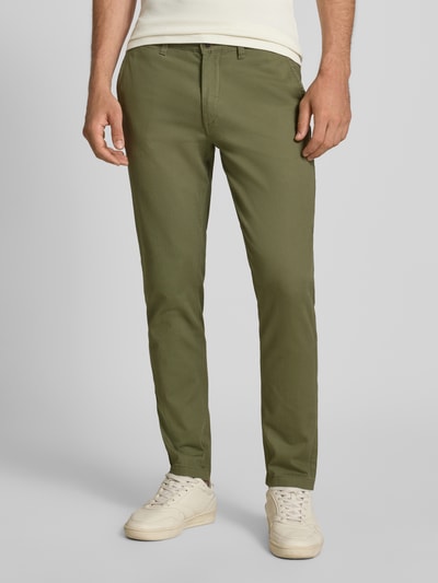 Jack & Jones Slim Fit Hose mit Eingrifftaschen Modell 'MARCO' Oliv 4