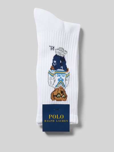 Polo Ralph Lauren Underwear Socken mit Label-Print Weiss 3