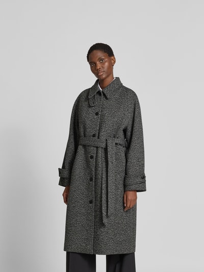 Closed Mantel mit Kentkragen Mittelgrau 4