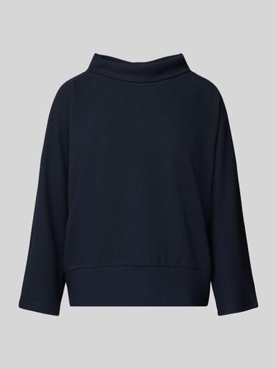 More & More Sweatshirt mit Stehkragen Marine 2