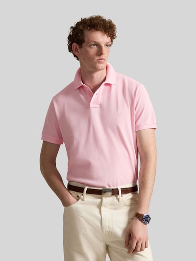Polo Ralph Lauren Slim Fit Poloshirt aus reiner Baumwolle Rosa 4