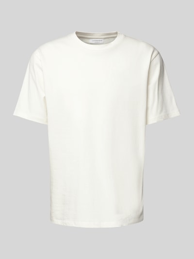 Lindbergh Oversized T-Shirt aus reiner Baumwolle Offwhite 2