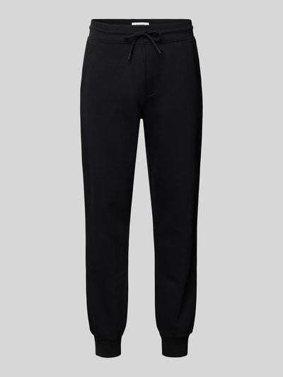 MCNEAL Sweatpants mit gerippten Abschlüssen Black 2