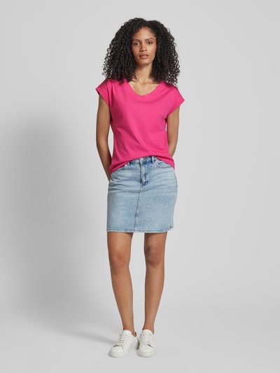 Esprit T-Shirt mit Kappärmeln Pink 1