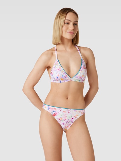 Esprit Bikini-Oberteil mit Allover-Muster Blau 1