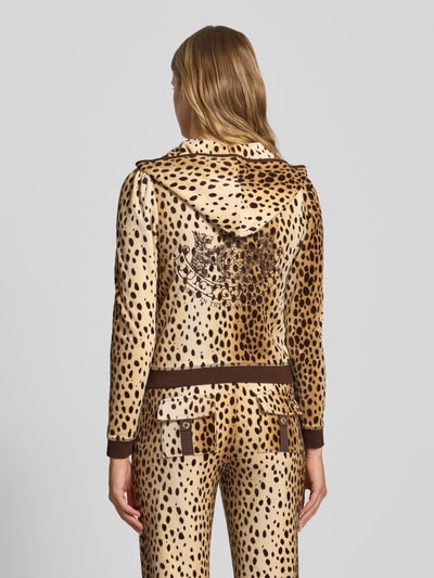 Juicy Couture Sweatjacke mit Kapuze Hellbraun 5