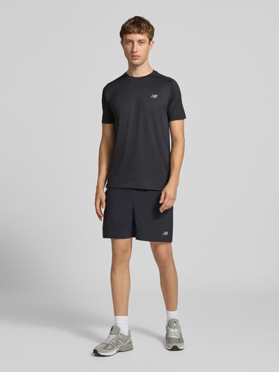 New Balance T-Shirt mit Label-Print Modell 'ESSENTIAL' Black 1
