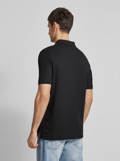 Fynch-Hatton Regular Fit Poloshirt mit Label-Stitching Black 5
