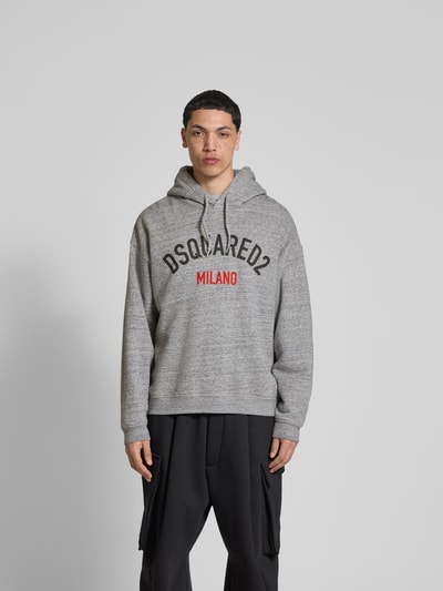 Dsquared2 Hoodie mit Kapuze Mittelgrau 4