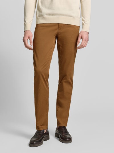 Brax Spodnie materiałowe z domieszką lyocellu w kroju regular fit model 'Cadiz' Camel 4