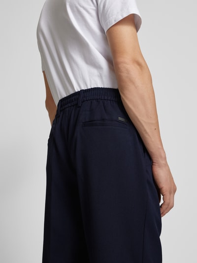 Jack & Jones Baggy Fit Anzughose mit Bundfalten Modell 'Julian' Marine 3