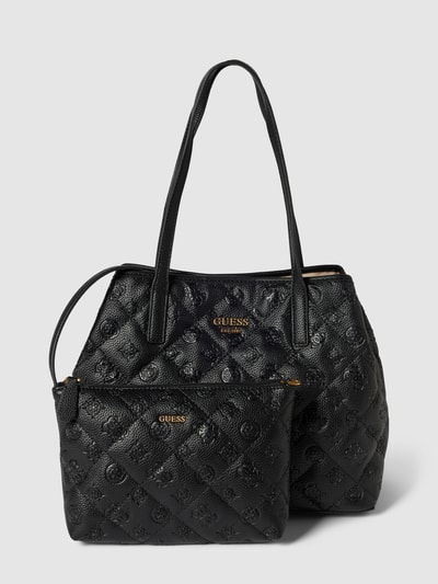 Guess Shopper mit Strukturmuster Modell 'VIKKY' Black 2