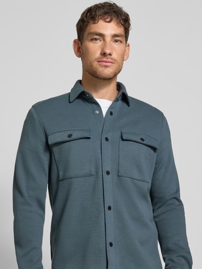 MCNEAL Hemdjacke mit Druckknopfleiste Anthrazit 3
