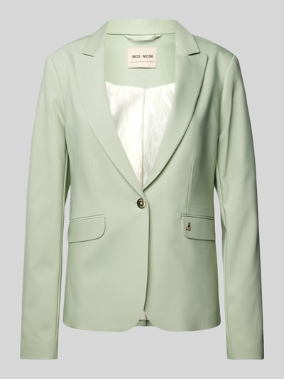 MOS MOSH Blazer met labelapplicatie, model 'Blake Night' Lindegroen - 2