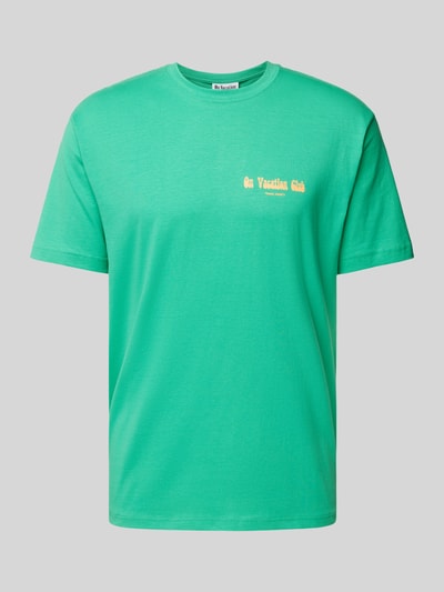 On Vacation T-shirt met ronde hals, model 'Beach Day' Groen - 2