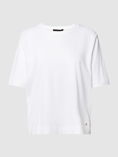 Windsor T-shirt z detalem z logo Biały 2