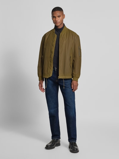 MAC Straight Leg Jeans im 5-Pocket-Design Dunkelblau 1