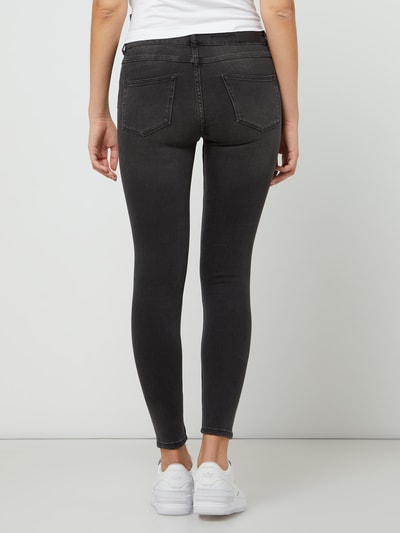 Review Cropped Skinny Fit Jeans mit Stretch-Anteil  Dunkelgrau 5