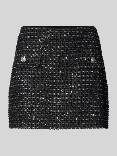 Liu Jo White Minirok met pailletten Zwart - 2