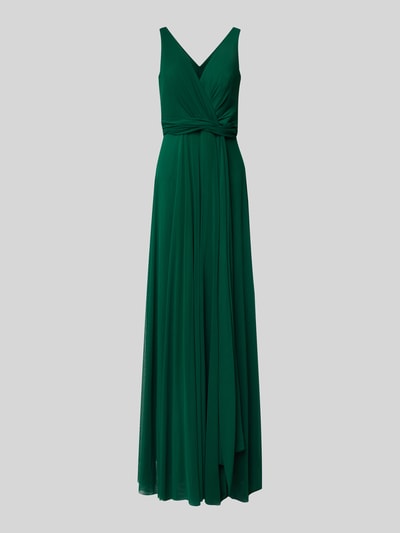 TROYDEN COLLECTION Abendkleid mit Taillenband Smaragd 2