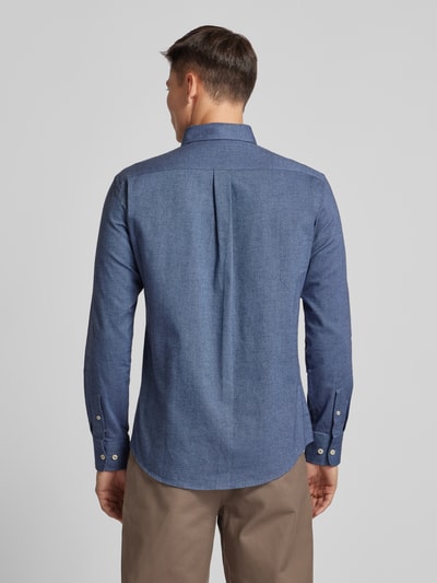 Fynch-Hatton Freizeithemd mit Button-Down-Kragen Hellblau 5