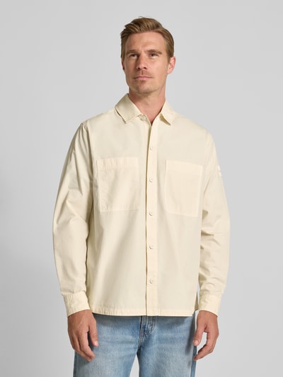 BOSS Orange Freizeithemd aus reiner Baumwolle Modell 'LOCKY_2' Ecru 4