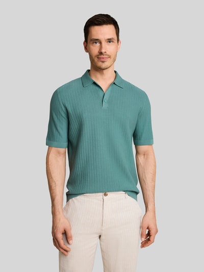 Tom Tailor Regular Fit Poloshirt aus reiner Baumwolle ' Tuerkis 4