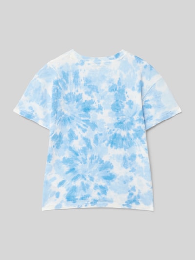 Tom Tailor Oversized T-Shirt in Batik-Optik Bleu 3