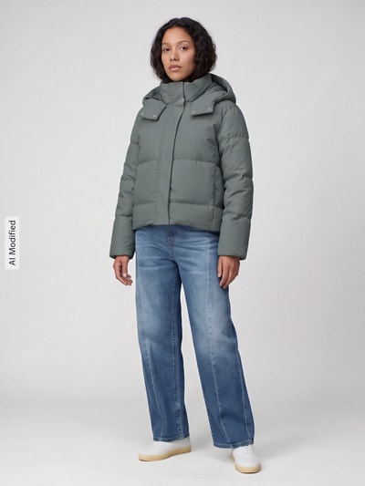 VERO MODA Steppjacke mit abnehmbarer Kapuze Schilf 1