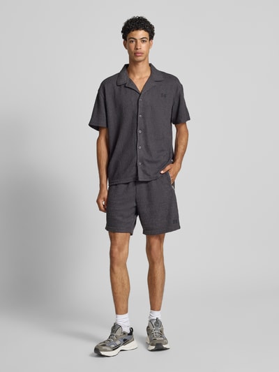 Redefined Rebel T-shirt met labelstitching, model 'HAROLD' Antraciet - 1