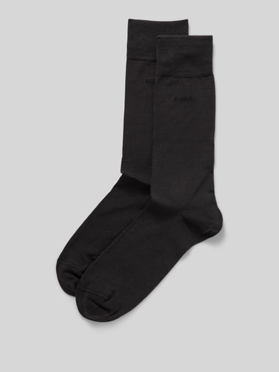 BOSS Gürtel aus Leder Anthrazit 1