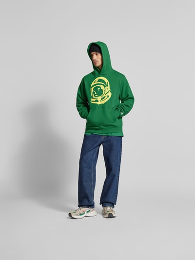 Billionaire Boys Club Oversized Hoodie mit Kapuze Gruen 1