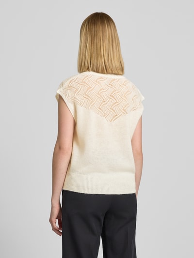 BOSS Orange Loose Fit Pullunder aus Strick Weiss 5