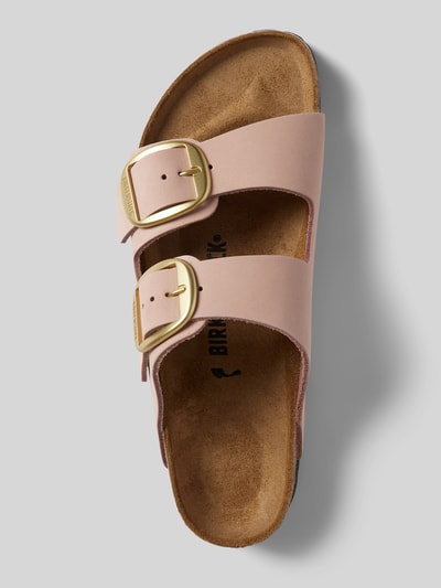 Birkenstock Sandalen aus Leder mit Dornschließe Modell 'Arizona' Pink 3