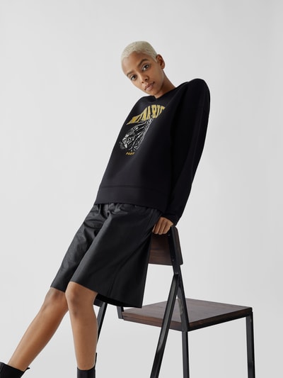 Nina Ricci Sweatshirt mit Motiv-Print Schwarz 3